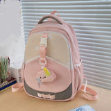 Purpdrank  Fashion Cute Backpack Lightweight Large Capacity School Bag Nylon Material Waterproof School Backpack for Boy Gril