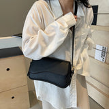 Purpdrank  Irregular Shapes Crossbody Bags For Women Red Lychee Pattern Flap Shoulder Bag Casual Street Simple Fashion Satchels 2025