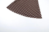 Purpdrank  Polka Dot Print 3-Piece Set Women Scarf+V-Neck Camisole+Irregular Mid Skirts Matching High Street Sweet Elegant Suit