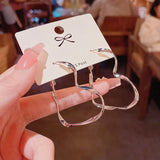Fashion Heart Earrings Punk Jewelry For Cool Women Girl Friendship Gifts Accessories