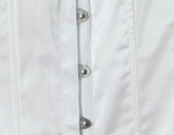 Purpdrank  Sexy White Satin Bow Halter V neck Open Hook Buttons Slim Tank Top Women Cross Lacing Up Bandage Back Backless Tee Summer Vest