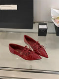 Purpdrank  Women Shoes 2025 Spring Pumps Sexy Heels Sandals Ladies Latest Mary Jane Pointed Wedge Crossdressers African Block New Lolita Re