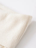 Purpdrank  European style new arrival women's fashion versatile and elegant off-the-shoulder long-sleeved hollow-out knitted sweater.