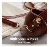 Purpdrank  Faionable Small Crossbody Bag for Work And Outings Versatile mat Design New Sle Casual round Cylinder ape