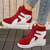 Purpdrank  autumn winter sneakers  High top Platform Sneakers women Casual Wedges shoes Womens Shoes Black Platform Vulcanize Women fashion