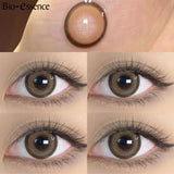 Purpdrank  1 Pair Big Eye Korean Lenses Colored Contact Lenses with Degree Myopia Lenses Green Lenses Black Lenses Prescription