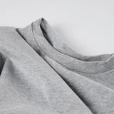 Purpdrank  Long Sleeve Pleated T Shirt Women's O Neck Solid Classic Loose Pullover Tops Female Autumn Simple Casual T Shirts