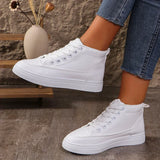 Purpdrank  Flats Women Ankle Sneakers Running Designer Sport Shoes Lace Up Autumn Casual Shoes Trend Leather Walking Zapatillas Mujer