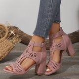 Purpdrank  Women Fish Mouth Platform High Heels Wedges Buckle Slope Sandals Women Shoes Woman Platform High Heels Sandals High Heels