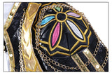 Purpdrank  Black Golden Rumi Zoey Mira Cosplay , Costume Wig Girls Suit Child Halloween Party Role Playing Outfit
