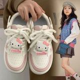 Purpdrank  Korean Shoes Kawaii Pink Platform Sneakers Women Vintage Vulcanize Spring autumn Casual Tennis Female Flats Footwear New