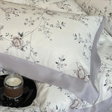 Purpdrank  Luxury Digital Printing Flowers and Plants Bedding Set Lyocell Eucalyptus Fiber Soft Silky Duvet Cover Bed Sheet Pillowcase 4Pcs