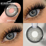 Purpdrank  1 Pair New Natural Color Contact Lenses Brown Lenses Beauty Fashion Gray Pupils Lens Blue Lenses with High Quality Lens