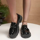 Purpdrank  Plus Size Loafers for Women, Autumn & Spring New Arrivals, Bowknot Mary Jane Shoes, Casual Flat Shoes