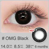 Purpdrank  Prescription Contact Lenses With Myopia  Color Contact Lenses Lenses Cosmetics Contact Lens Gray and Brown