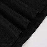 Purpdrank  American Retro V Neck Long Sleeve Slim All Match Solid Y2k Sexy Embroidered Flares T-Shirts