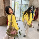 Purpdrank  Double Sided Canvas Bag Women Letter Print Single Shoulder Tote Black Interior Design Millennium Style Commuting Bag