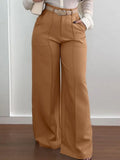 Purpdrank  Women Shiny Yellow Capris Pants High Waist Trousers Office Work Lady Full Length Summer Bottoms Capris Autumn Winter