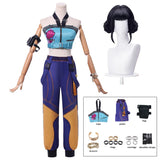 Purpdrank  Zoey Cosplay Costume Wig Women Girls Halloween Carnival Comic-con Party Role Playing Outfits
