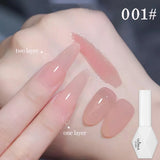 Purpdrank  10ML 6-Color God Girl Nail Polish Gel Nude Pink Glitter Gel Varnish Soak Off UV/LED Gel Polish For Manicure Home Salon DIY