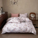 Purpdrank  New 100% Cotton Floral Print Bedding Sets Cozy Skin Friendly Soft Comforter Set Naked Sleeping Textile Supplies for All Seasons