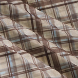 Purpdrank  Women's Summer Spring Half Skirt Plaid Mesh Low Waist Color Blocking See-through Thin Retro Simple Loose Casual Design Fashion