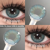 Purpdrank  New Colored Contact Lenses 1 Pair Fashion Blue Eyes Lenses Gray Pupils High Quality Brown Lenses Green Eyes Contacts