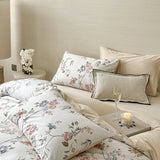 Purpdrank  600TC Egyptian Cotton Floral Style Prints Bedding Set Single Double Queen King Size Duvet Cover Flat/Fitted Bed Sheet Pillowcase