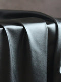 Sexy PU Stretch Bodycon Dress Women Matte  Long Sleeve Back Full Zip Mini Dress Custom Mid Neck Clubwear Nightclub Costume