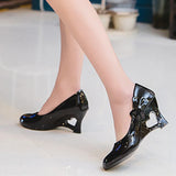 Purpdrank  New light mouth high-heeled shoes white bride sexy lady shoes in the spring and autumn marriage sexy wedges women's shoes