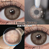 Purpdrank  1Pair Colored Contact Lenses for Eyes Gray Pupils Lens Fashion Blue Eye Contacts Green Lenses Brown Lenses Yearly