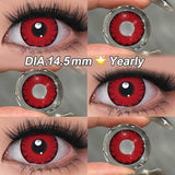 Purpdrank  Colorful Cosplay Contact Lenses Eye Lenses Multicolored Red Lenses For Eyes Halloween Contact Lens Beauty Pupils