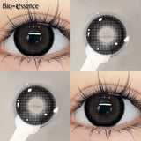 Purpdrank  1 Pair Big Eye Korean Lenses Colored Contact Lenses with Degree Myopia Lenses Green Lenses Black Lenses Prescription