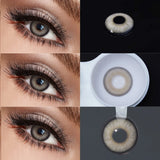 Purpdrank  Blue Colored Contact Lenses - Natural & Small Pupil Hazel Contacts, Yearly Lenses for Summer & Autumn Holiday, Parties