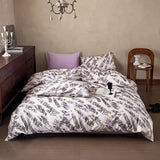 Purpdrank  New 100% Cotton Floral Print Bedding Sets Cozy Skin Friendly Soft Comforter Set Naked Sleeping Textile Supplies for All Seasons