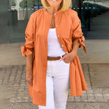 Purpdrank  Elegant Women Shirt Top Elegant Women's Long-sleeved Shirt Collection Versatile Workwear Party Tops Vacation for Stylish