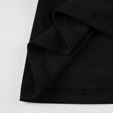 Purpdrank  American Retro V Neck Long Sleeve Slim All Match Solid Y2k Sexy Embroidered Flares T-Shirts