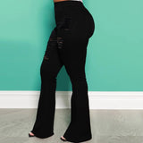 Purpdrank  European And American Style Women's Jeans Fashion Ripped Denim Pants for Ladies