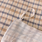 Purpdrank  Plaid Style Comforter Cover Single/Double Duvets Cover 100% Cotton Blanket Cover Girls Boys Room Quilt Cover 이불커버(No Pillowcase)