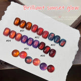 Purpdrank  10ML Red Wine Cat Magnetic Gel Nail Polish Glitter Semi Permanant Soak Off UV LED Gel Varnish For Manicure DIY Nail Supplies