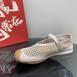Purpdrank  Women Mesh Casual Sneakers Sport Shoes Woman Flat Sandals 2025 Trend Summer Marie Janes Shoes Comfort Loafers Shallow Sandalias