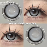 Purpdrank  1 Pair Color Contact Lenses Cosmetics Natural Brown Pupils Blue Eyes Contacts Lens Makeup Beauty Green Contacts Lens
