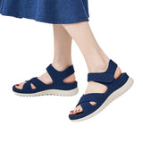Purpdrank  European And American Sports Casual Sandals New Velcro Hollow Thick-Soled Women's Sandals Lightweight Comfortable And Simple
