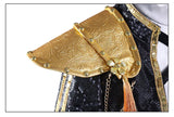 Purpdrank  Black Golden Rumi Zoey Mira Cosplay , Costume Wig Girls Suit Child Halloween Party Role Playing Outfit