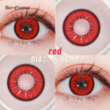 Purpdrank  Pink Colored Contacts Lenses with Degree Yearly Blue Colorcon Cosplay Cosmetic Anime Pupils Colorful Contact for Eye