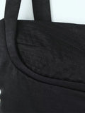 Purpdrank   Women Fashion Black Embroidery Backless Zipper Mini Dress Vintage Straps Square Collar Female Chic Lady Dresses