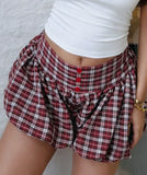 Purpdrank   Spring Elegant Fashion Casual Retro Sweet Cool Striped Womens Shorts
