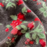 Purpdrank  Winter Velvet Single Queen King Size Bedding Set Cute Fur Ball Duvet Cover Floral Flat/Fitted Bed Sheet Pillowcases 3/4Pcs