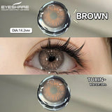 Purpdrank  Brown Colored Contact Lenses for girls Contact lenses Fashion Contacts Gray Eye Lens Beautiful Blue Pupils
