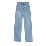 Purpdrank  Autumn Vintage Denim Women's Wide Leg Pants 2025 New High Waist Casual Loose Jeans Straight Full Length Trousers Female